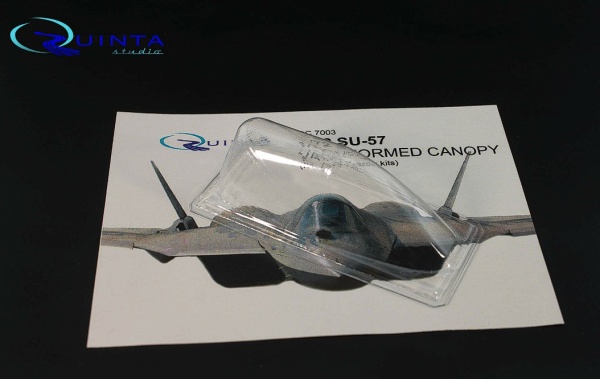 QC72003 1/72 Набор остекления Су-57, 2 шт (для модели Звезда 7319)