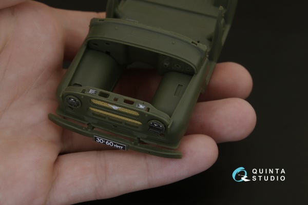 QD35010 1/35 3D Декаль интерьера кабины для УАЗ 469 (для модели Трубач)