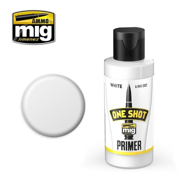 AMIG2022 Ammo Mig ONE SHOT PRIMER - WHITE  AMIG2022 Ammo Mig ONE SHOT PRIMER - WHITE