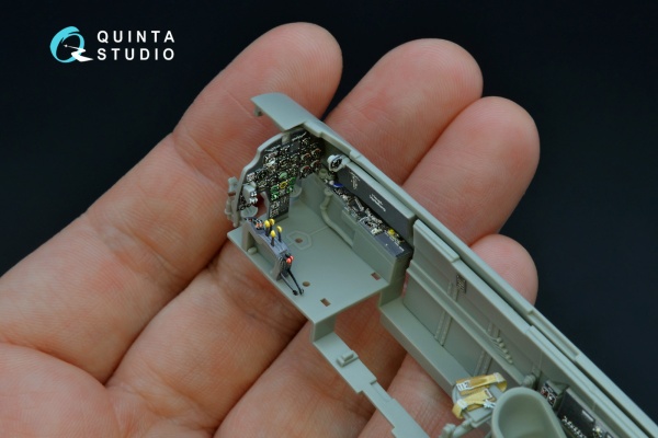 QD48192 1/48 3D Декаль интерьера кабины Bf 110C/D (для модели Cyber-hobby)