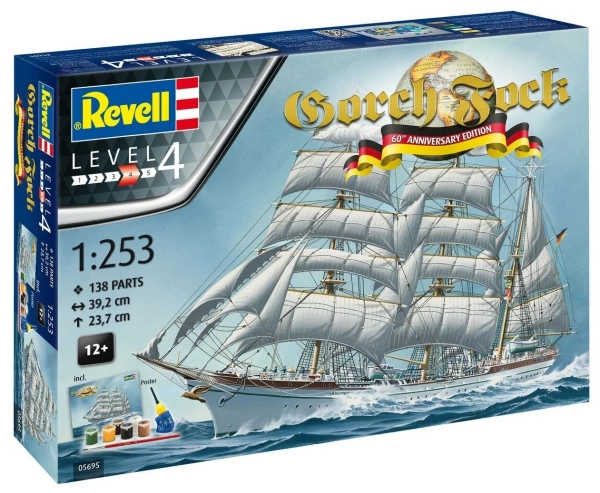 05695 Трёхмачтовый барк «Горх Фок II» (60-летие)