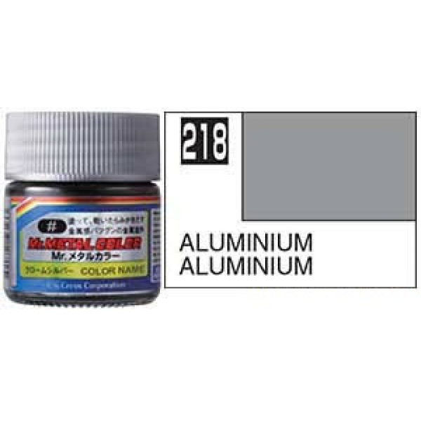 MC218 Aluminium /алюминий, металлик/ (10мл.)																					 MC218 Aluminium /алюминий, металлик/ (10мл.)