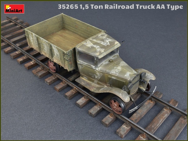 MA35265 1/35 1,5 Тонный Железнодорожный грузовой автомобиль Тип АА