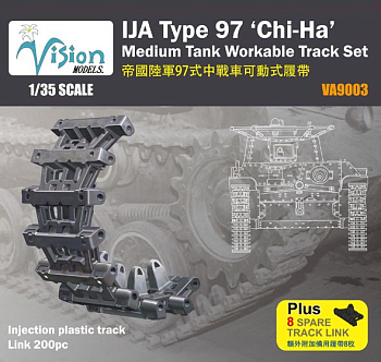 VA9003 1/35 IJA Type 97 Medium Tank Workable Track