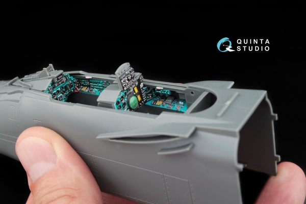 QD48027 3D Декаль интерьера кабины МиГ-31Б (для модели AMK)