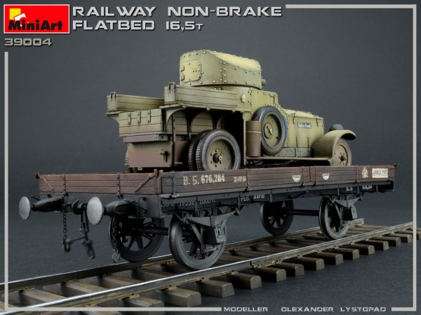 MA39004 1/35 Железнодорожная Бестормозная Платформа 16,5 т