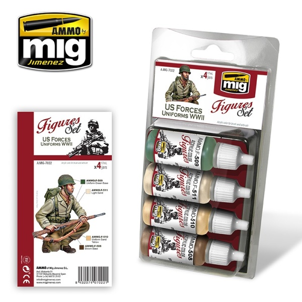 AMIG7022 US FORCES UNIFORMS WWII AMIG7022 US FORCES UNIFORMS WWII