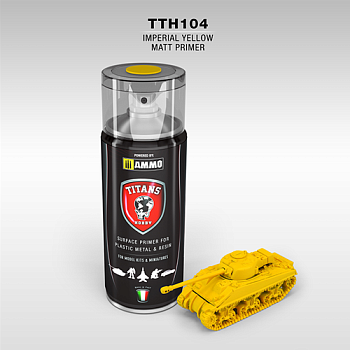 TTH104 TITANS HOBBY: IMPERIAL YELLOW MATT PRIMER TTH104 TITANS HOBBY: IMPERIAL YELLOW MATT PRIMER