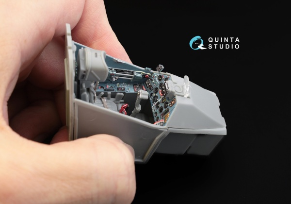 QD32001 1/32 3D Декаль интерьера кабины Су-25 (для модели Трубач)