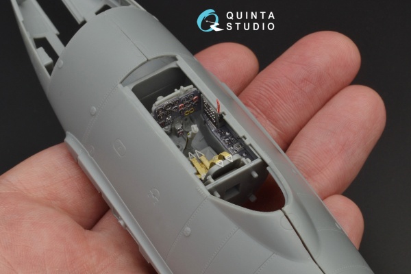 QD48089 1/48 3D Декаль интерьера кабины Me-262A (для модели HobbyBoss)