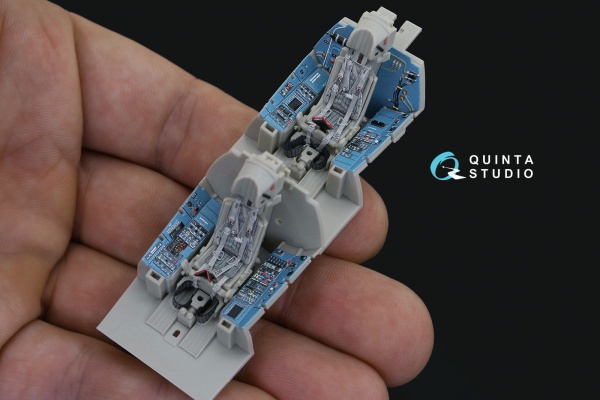 QD48188 1/48 3D Декаль интерьера кабины Су-30СМ (для модели KittyHawk)