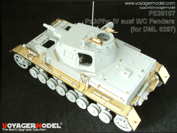 PE35107 Photo Etched set for 1/35 Pz.kPfw.IV ausf B/C (For DRAGON 6297 )