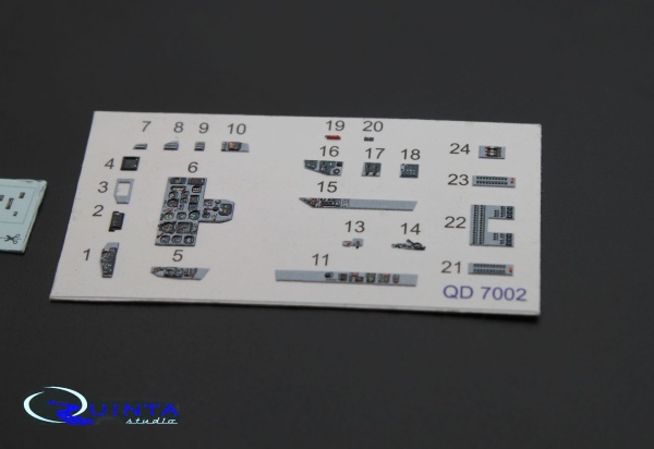 QD72002 1/72 3D Декаль интерьера кабины МиГ-29 9-13 (для модели Звезда 7278)