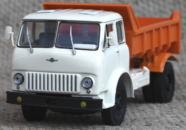 Н756 МАЗ-503Б белый/оранжевый Н756 МАЗ-503Б белый/оранжевый