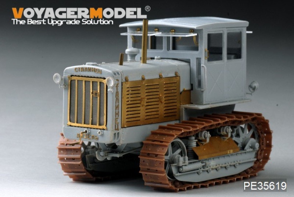 PE35619 WWII Soviet ChTZ S-65 Tractor w/Cab(For Трубач 05539)
