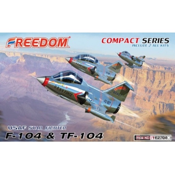 162704 F104J & TF104 USAF (Compact Series) include 2 All Kits
