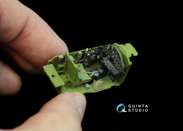 QD48031 3D Декаль интерьера кабины P-38F (для модели Tamiya)