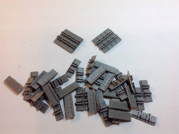 MC135134CL 1/35 Траки 673мм (широкие) для модели Менг Mk.V