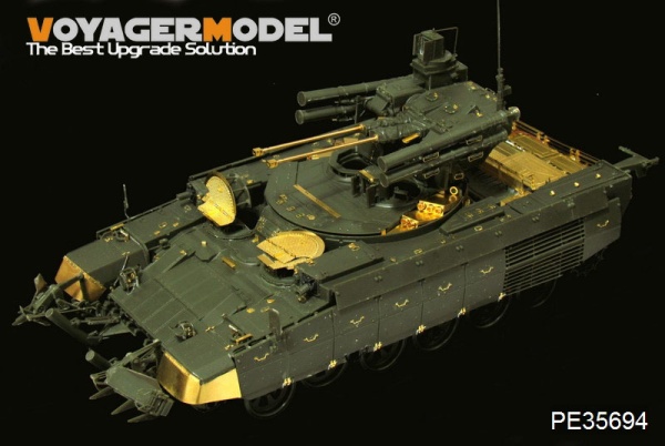PE35694 Modern Russian "Terminator" Fire Support Combat Vehicle BMPT (Gun barrel ,smoke discharger i