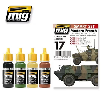 AMIG7151 MODERN FRENCH ARMED FORCES COLORS AMIG7151 MODERN FRENCH ARMED FORCES COLORS