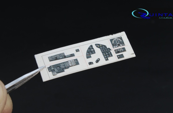 QD72001 1/72 3D Декаль интерьера кабины Пе-2 (для модели Звезда 7283)