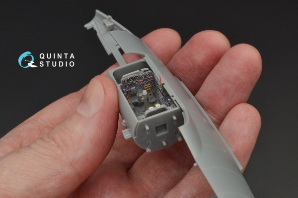 QD48089 1/48 3D Декаль интерьера кабины Me-262A (для модели HobbyBoss)