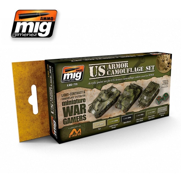 AMIG7119 Wargame US Armor Set (Набор: 925,927,929,037,046,058) AMIG7119 Wargame US Armor Set (Набор: 925,927,929,037,046,058)