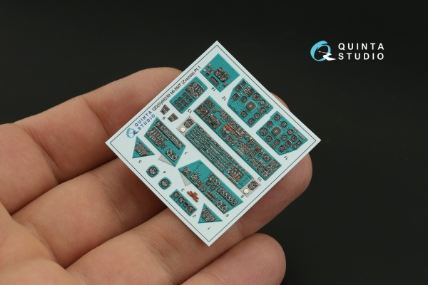 QDS-48339 1/48 3D Декаль интерьера кабины Ми-8МТ (Звезда) (Малая версия)