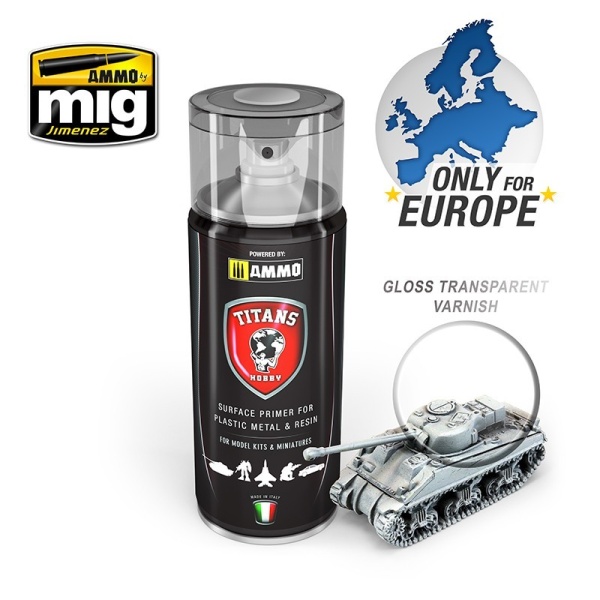 TTH114 TITANS HOBBY: GLOSS TRANSPARENT VARNISH TTH114 TITANS HOBBY: GLOSS TRANSPARENT VARNISH