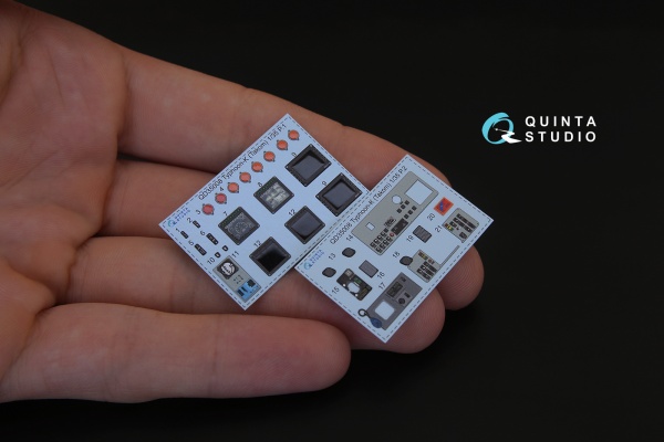 QD35008 1/35 3D Декаль интерьера кабины для Тайфун-К (для модели Takom)