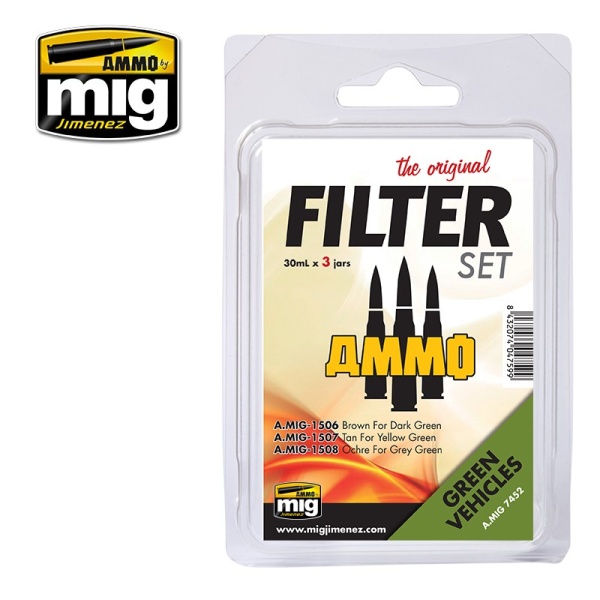 AMIG7452 FILTER SET FOR GREEN VEHICLES AMIG7452 FILTER SET FOR GREEN VEHICLES