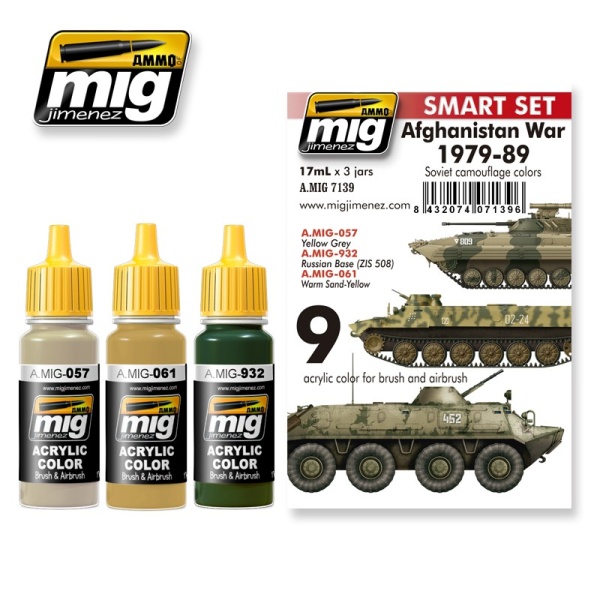 AMIG7139 Набор: Цвета Афганистана AFGHANISTAN WAR AMIG7139 Набор: Цвета Афганистана AFGHANISTAN WAR