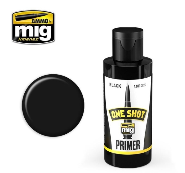 AMIG2023 Ammo Mig ONE SHOT PRIMER - BLACK  AMIG2023 Ammo Mig ONE SHOT PRIMER - BLACK