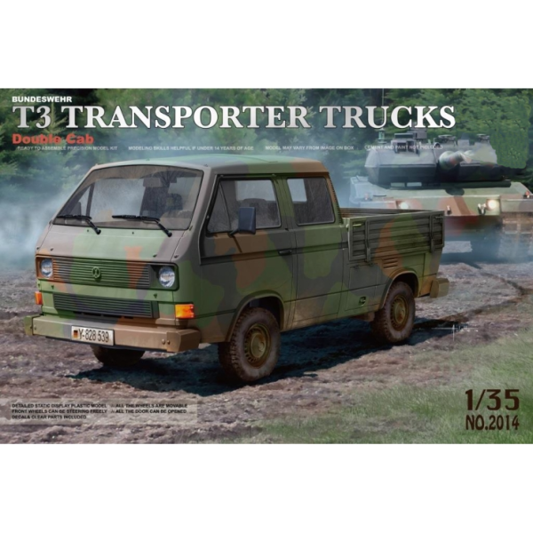 ТА2014 1/35 Bundeswehr T3 Transporter Truck (Double Cab)