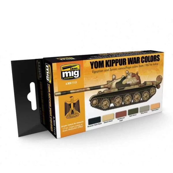 AMIG7113 YOM KIPPUR WAR COLORS (Набор: 029, 030, 911, 914, 915, 931) AMIG7113 YOM KIPPUR WAR COLORS (Набор: 029, 030, 911, 914, 915, 931)