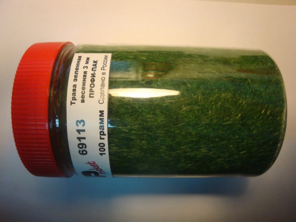 69113 Трава зеленная весенняя 3 мм ПРОФИ-ПАК 69113 Трава зеленная весенняя 3 мм ПРОФИ-ПАК
