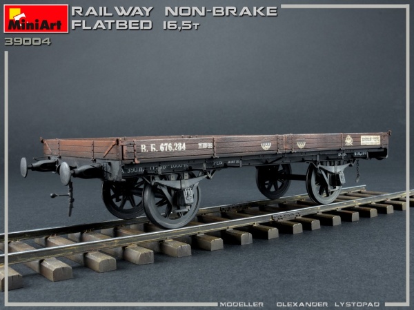 MA39004 1/35 Железнодорожная Бестормозная Платформа 16,5 т