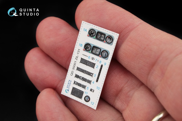 QD35001 3D Декаль интерьера кабины для семейства ЗиЛ-131 (для любых моделей)