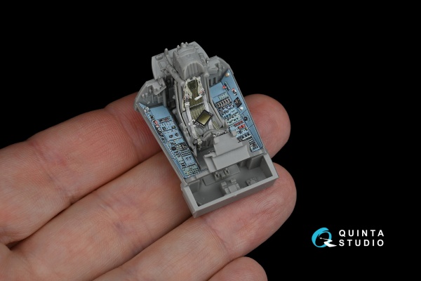 QD48172 1/48 3D Декаль интерьера кабины Су-33 (для модели Kinetic)