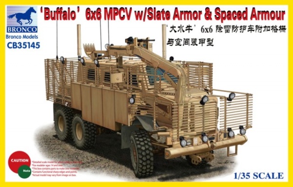 CB35145 1/35 ‘BUFFALO’ 6x6 MPCV w/Slat Armor