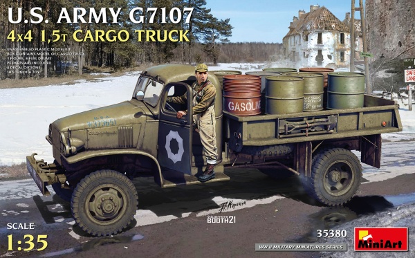 MA35380 Американский G7107 4X4 1,5 т армейский грузовик