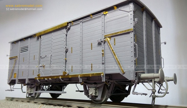 35A01 German Railway COVERED G10 WAGON (6N in 1)
