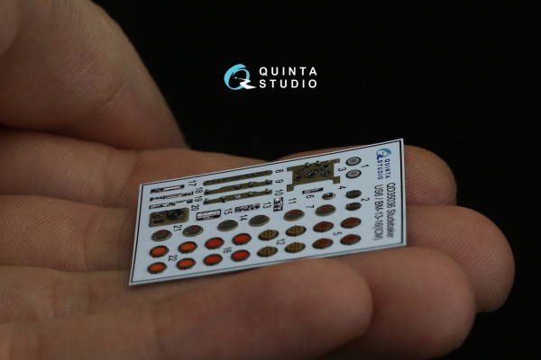 QD35036 1/35 3D Декаль интерьера кабины Studebaker US6 (для модели ICM)