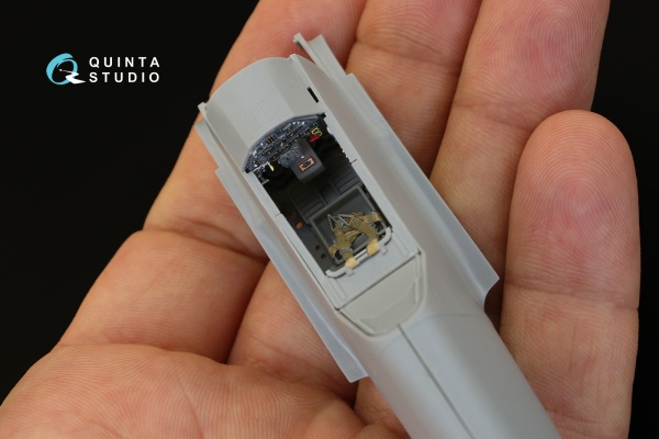 QD48085 3D Декаль интерьера кабины Bf 109F-2/F-4 (для модели Звезда)