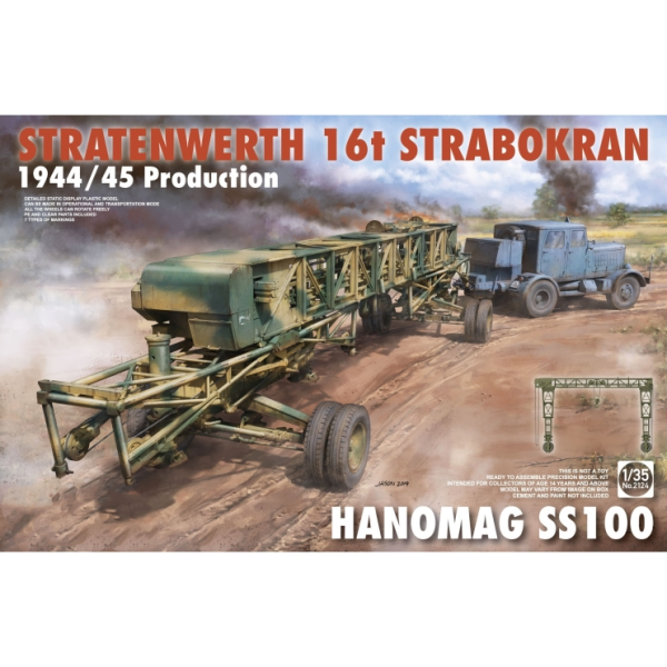 ТА2124 1/35 STRATENWERTH 16t STRABOKRAN 1944/45 PRODUCTION + HANOMAG SS100