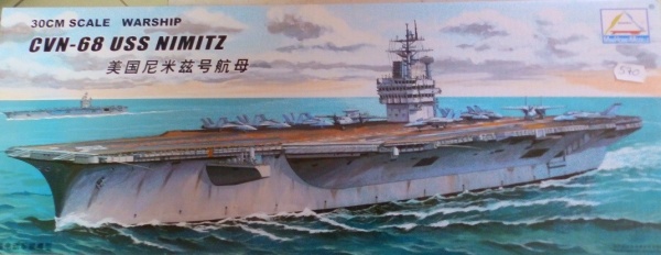 80903 1/700 Electric aircraft carrier - US Nimitz