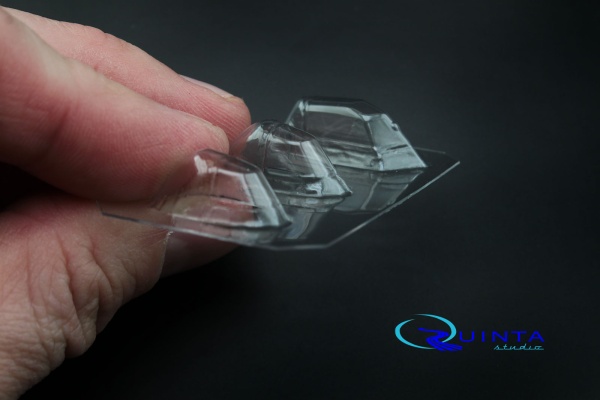 QC48009 1/48 Набор остекления И-16 (все одноместные модификации) (для любых моделей), 3 шт