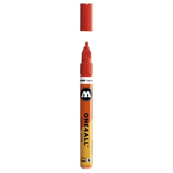 127202 Маркер MOLOTOW 127HS ONE4ALL #013 Красный 2мм 127202 Маркер MOLOTOW 127HS ONE4ALL #013 Красный 2мм