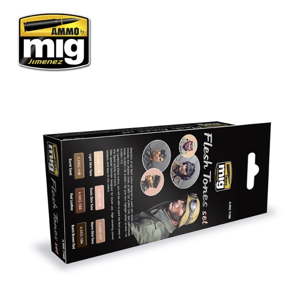 AMIG7168 Ammo FLESH TONES SET AMIG7168 Ammo FLESH TONES SET