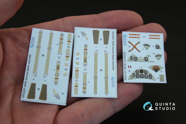 QD32016 1/32 3D Декаль интерьера кабины Bu 131 (для модели ICM)